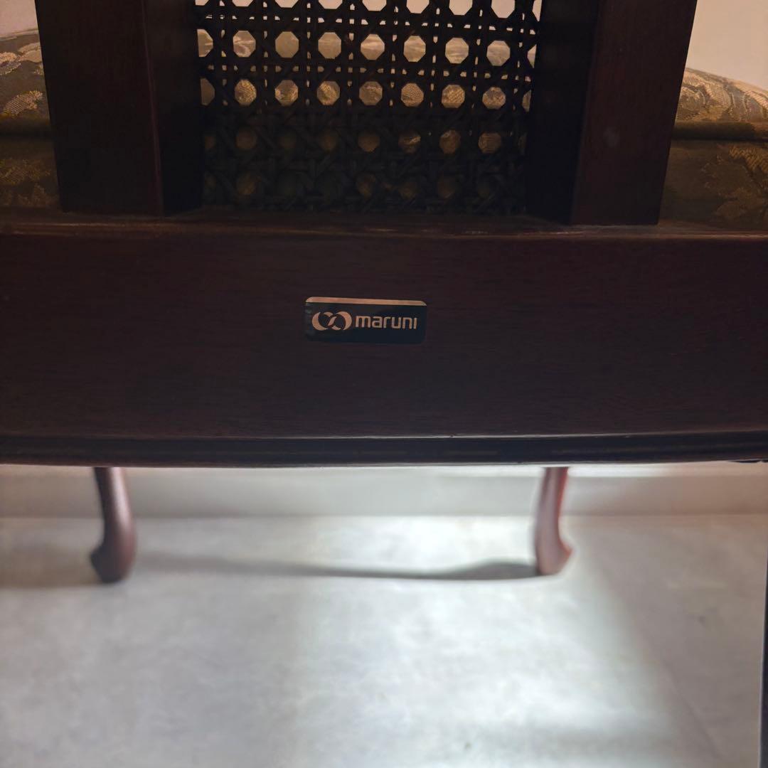 ハイバックチェア　MARUNI 猫足　2/2