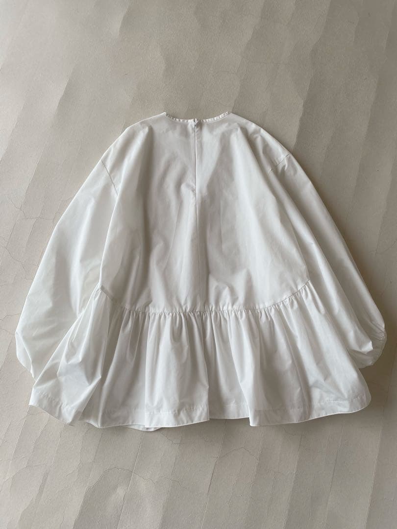 トゥモローランドBallseyストレッチタフタクルーネックプルオーバーブラウス