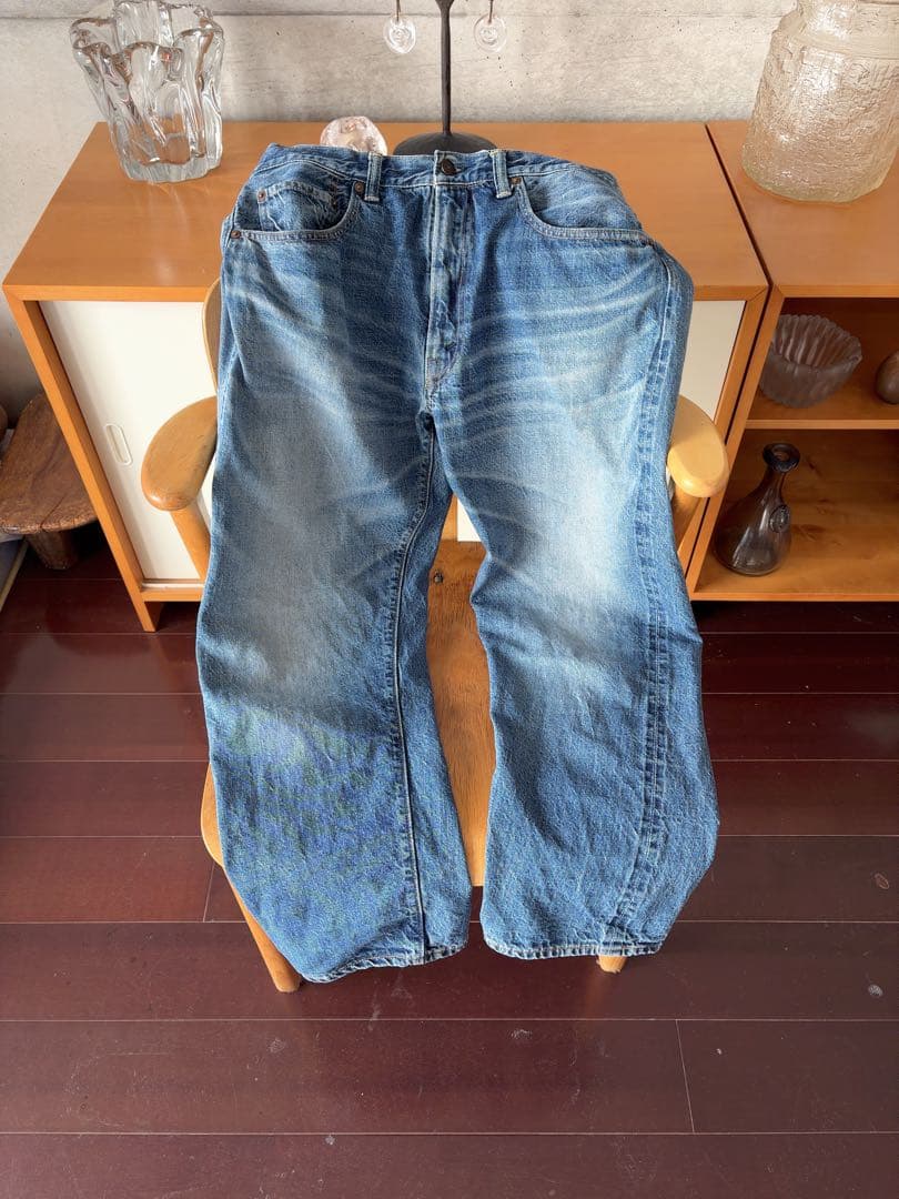 WAREHOUSE × BEAMS 別注 Lot.1105 セコハン W36 濃