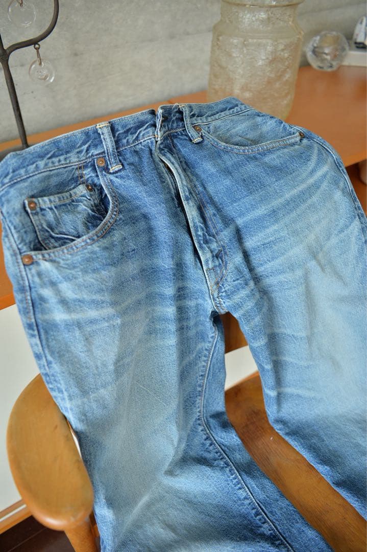 WAREHOUSE × BEAMS 別注 Lot.1105 セコハン W36 濃