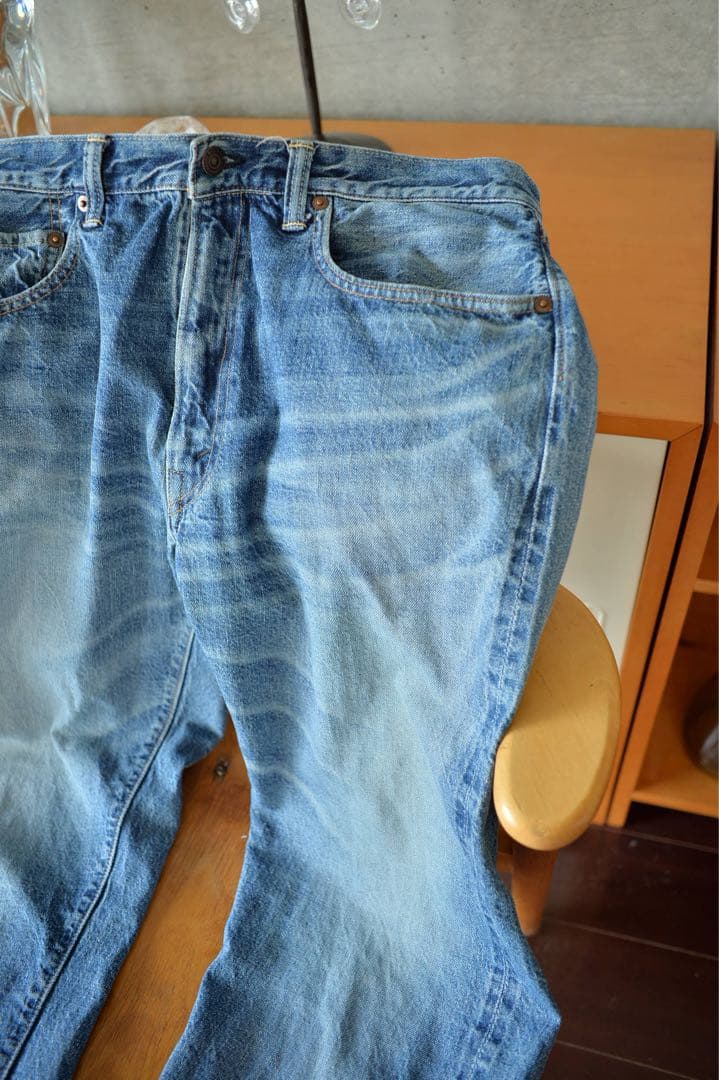 WAREHOUSE × BEAMS 別注 Lot.1105 セコハン W36 濃