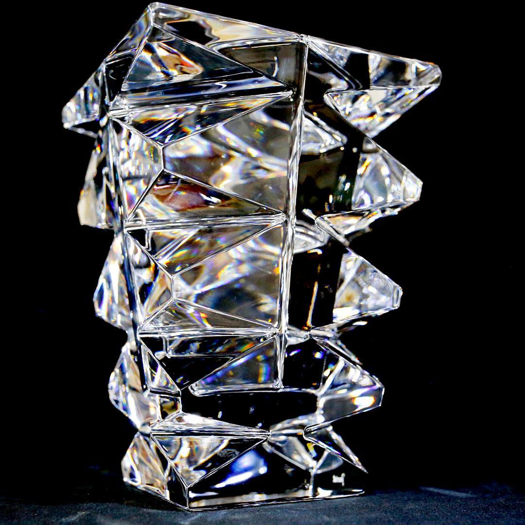 【極美品 送料込み】バカラ トテム クリスタル フラワーベース 花瓶