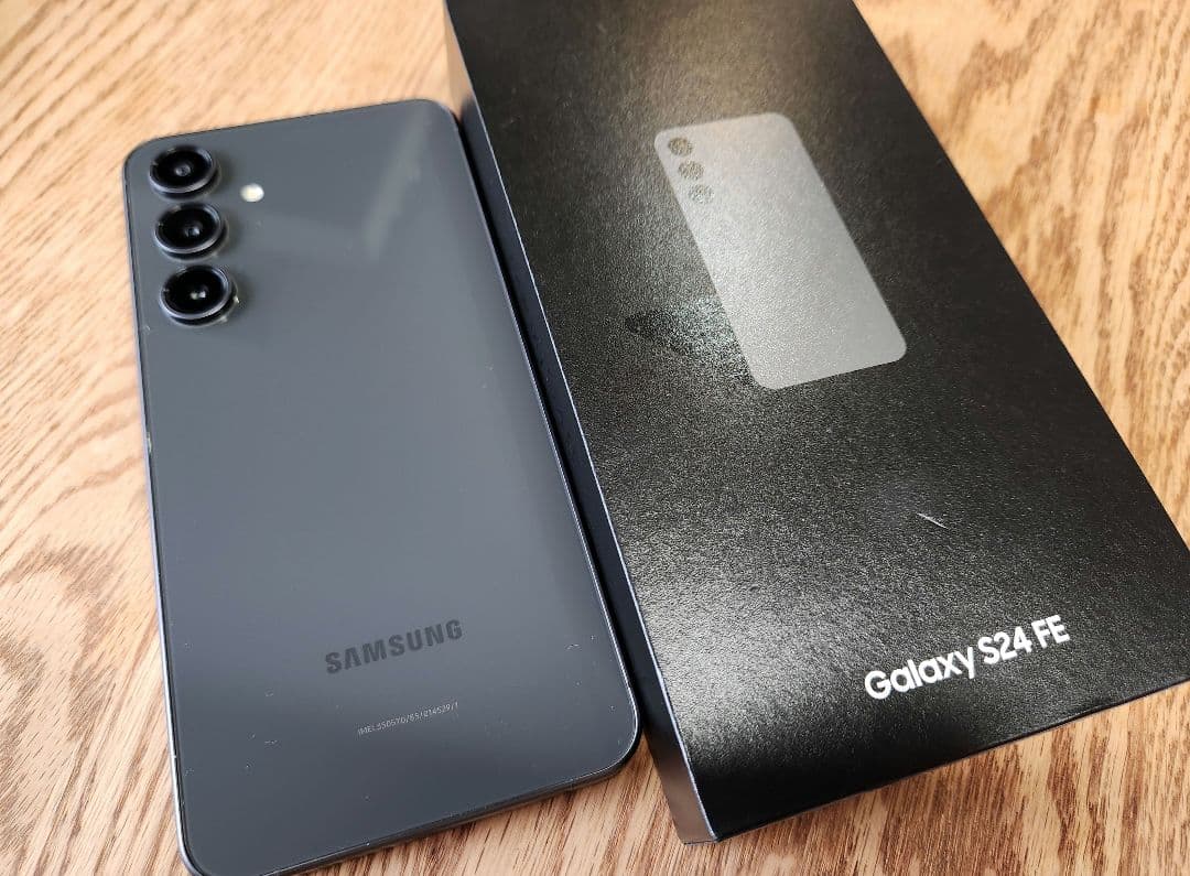 Galaxy S24FE 128GB グレー　本体　箱付き