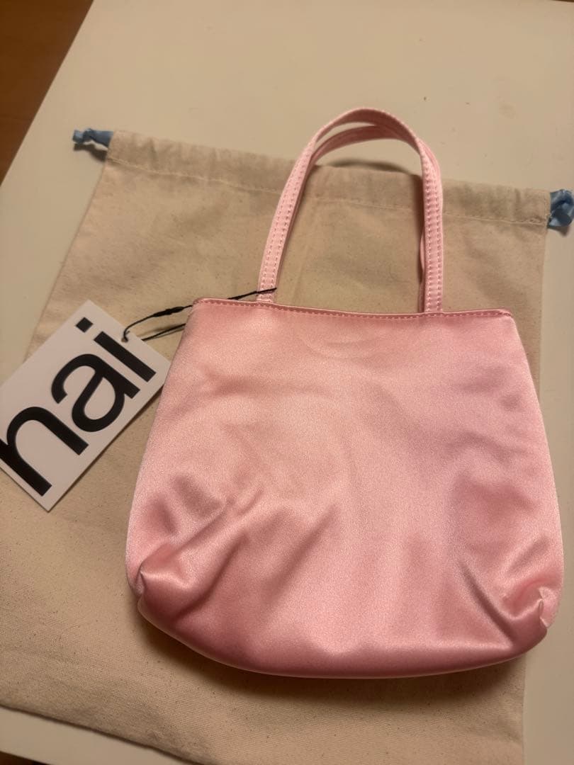 みーちゃん(24時間以内) hai silk ピンク ハンドバッグ