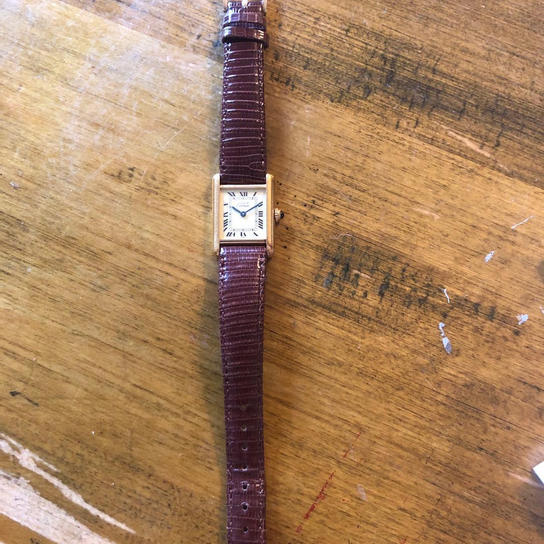 【稼働不可】Cartier カルティエ タンク ヴィンテージ 30年物 修理前提