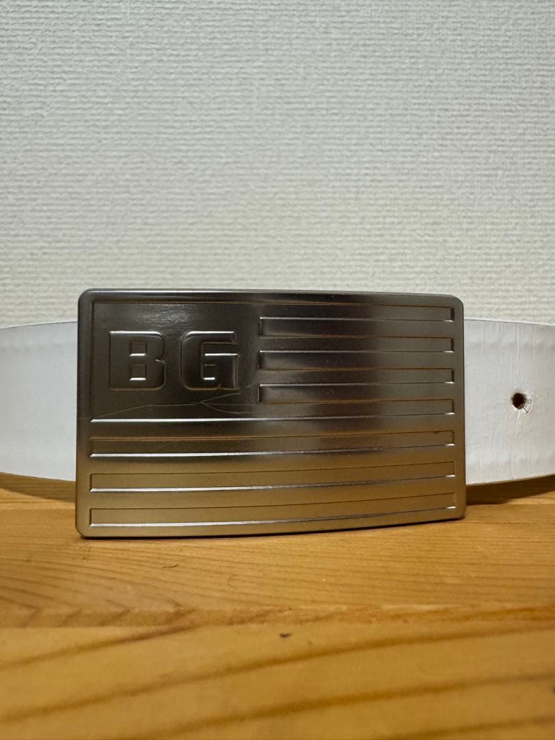 BRIEFING ブリーフィング　ゴルフ　レザーベルト　ホワイト