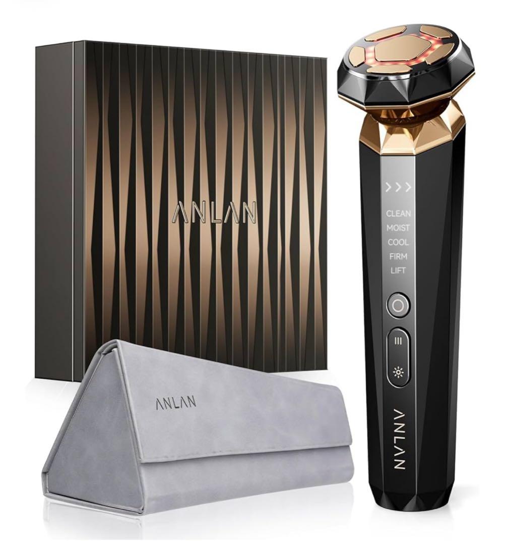 【新品未開封】ANLAN RF温冷美顔器 本体 収納ケース付き