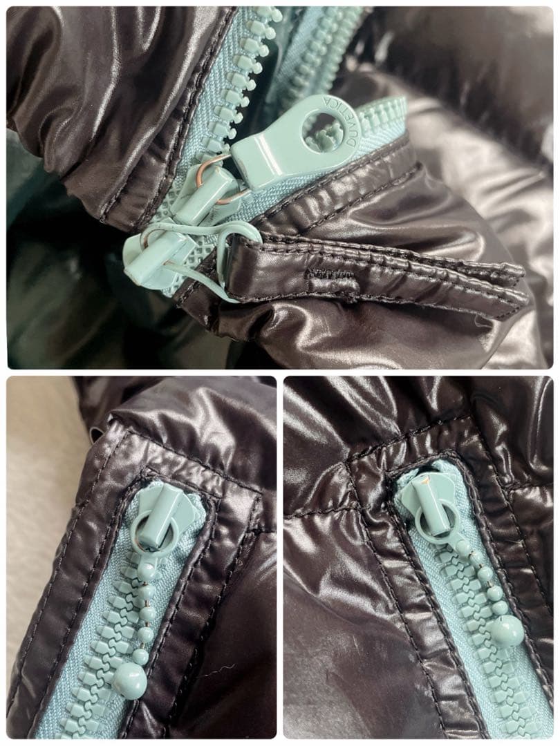 【美品】 DUVETICA ACE アチェ ロングダウン 38 ブラック ブルー