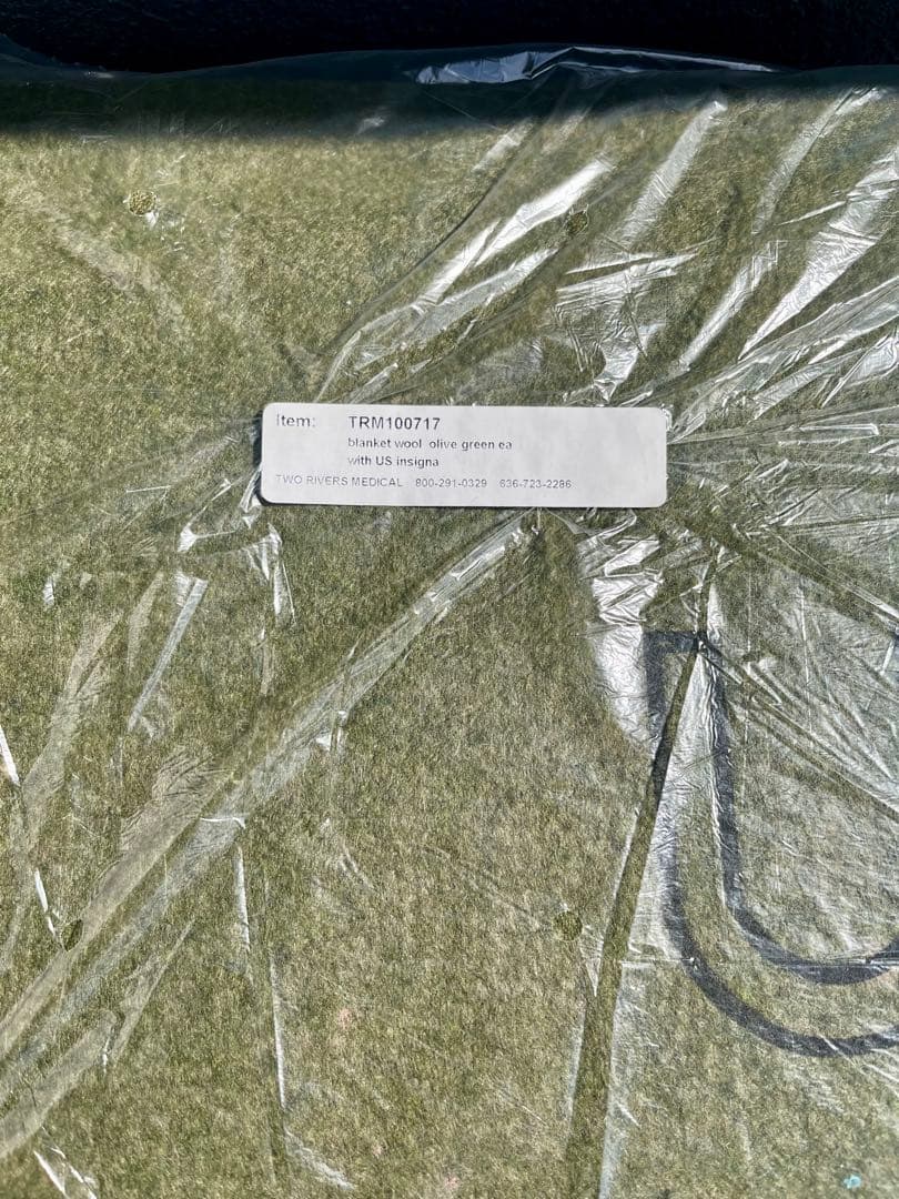 米軍放出未使用品 ROTHCO デッドストックブランケット US 米国製 ④