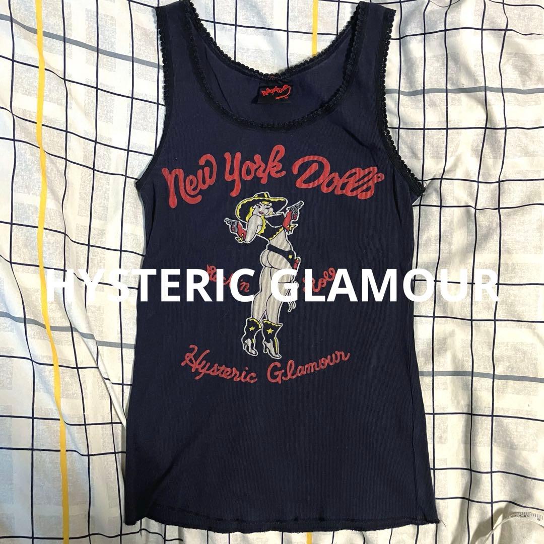 【雰囲気抜群❗️】00's HYSTERIC GLAMOUR 総柄 タンクトップ