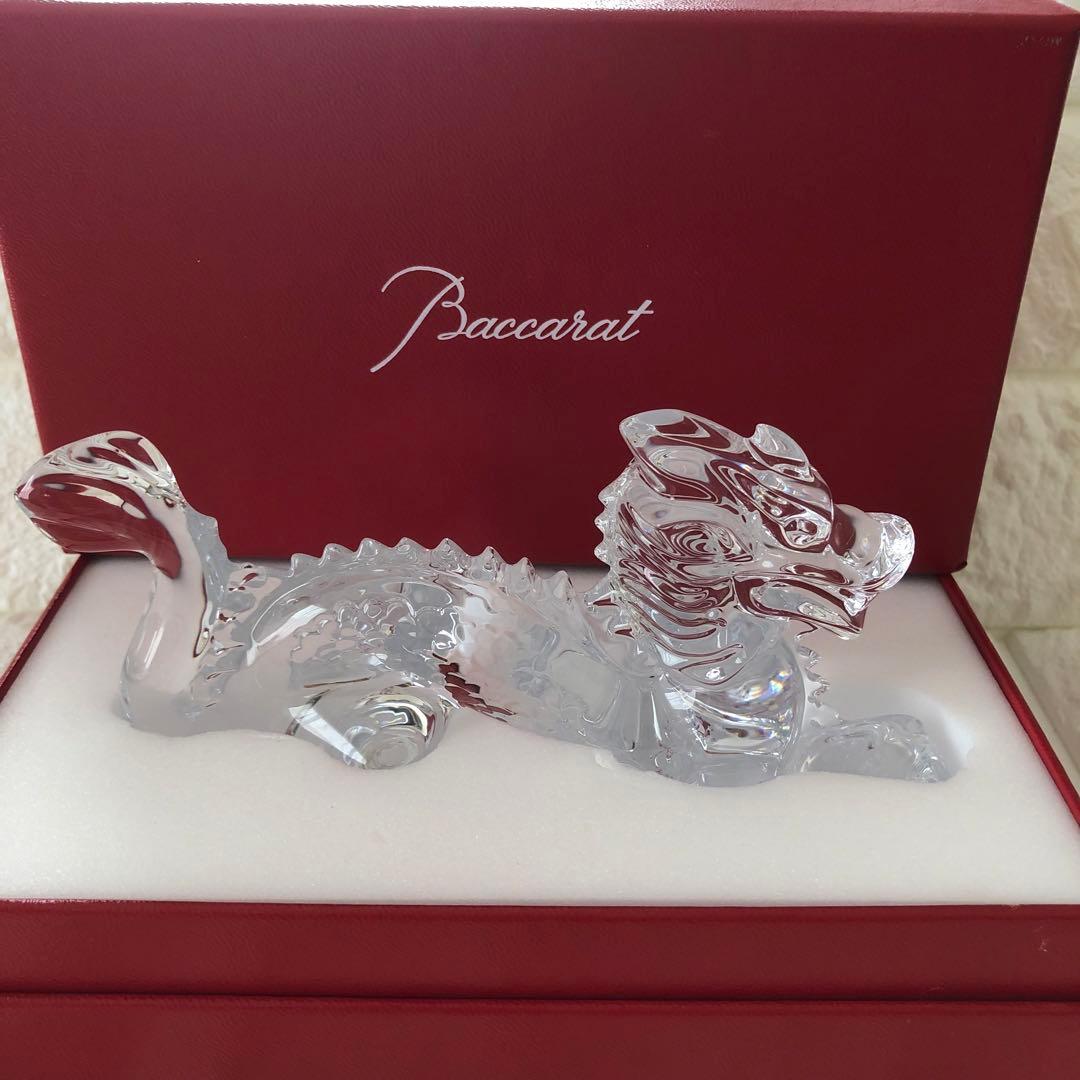 まめ様商談中❣️バカラ baccarat 龍 ドラゴン オブジェ 置物 箱説明書