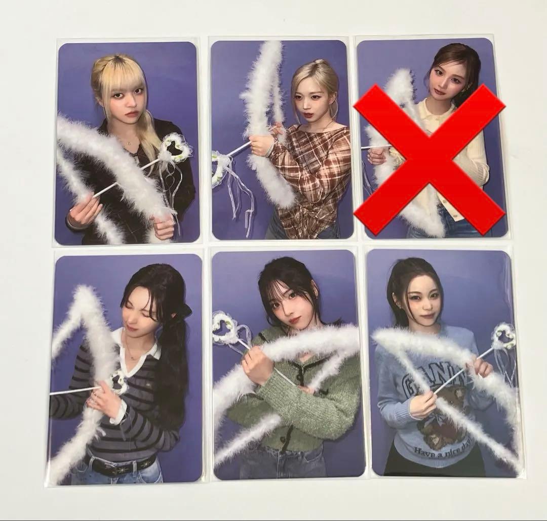 nmixx makestar トレカ キューピッドver. 両面 6枚セット