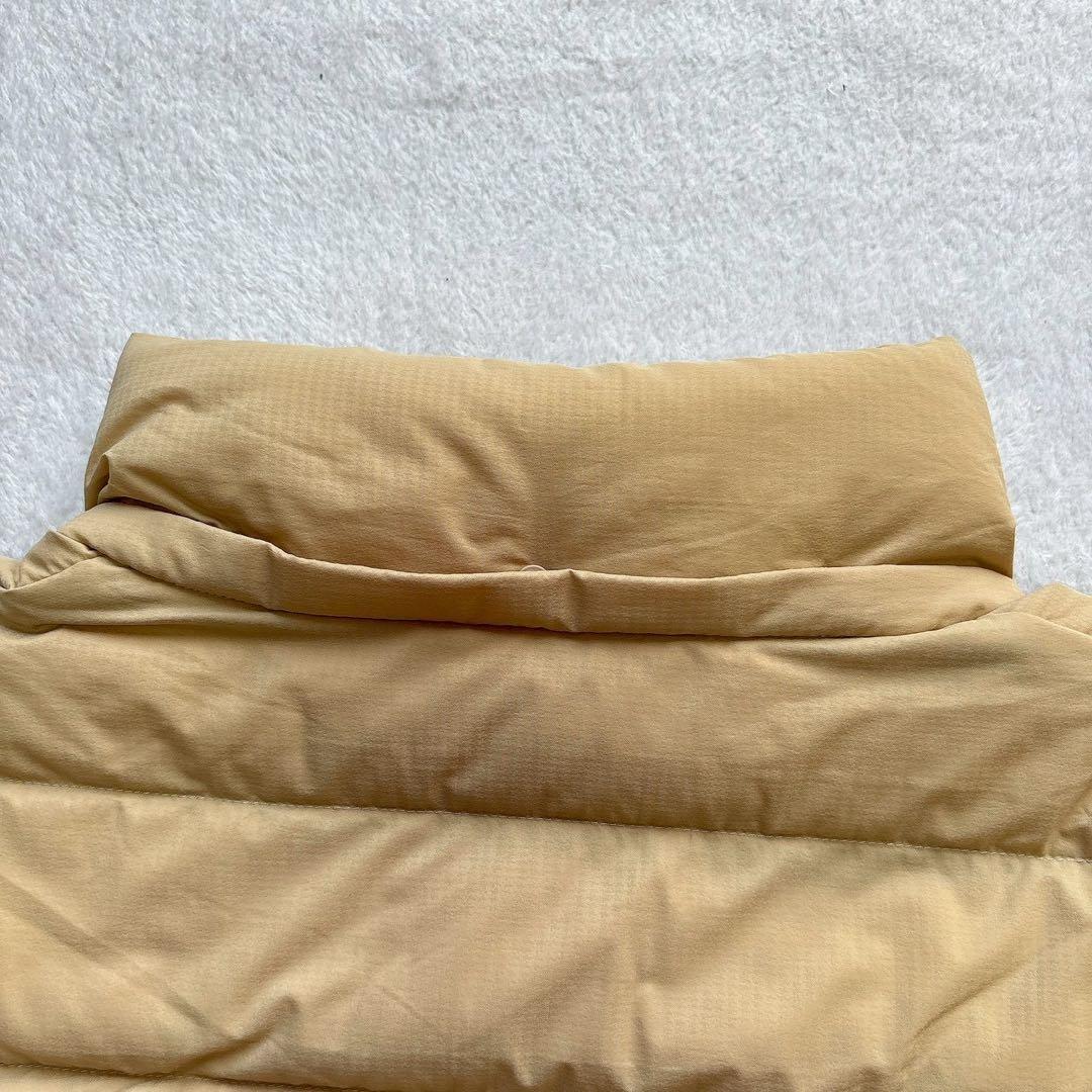 未使用級　現行品　パーリーゲイツ 　ダウン　ジャケット　ベスト　フード　ベージュ
