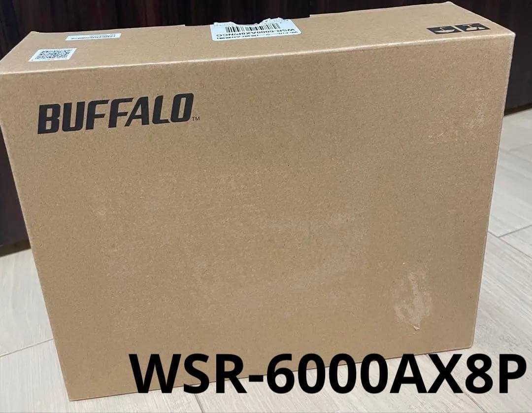 新品⭐︎WSR-6000AX8P WiFi 無線buffalo シャンパンゴールド