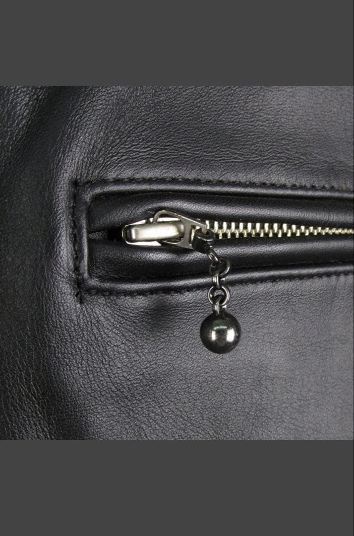 Harley-Davidson ブラック シングルライダースジャケット Sサイズ