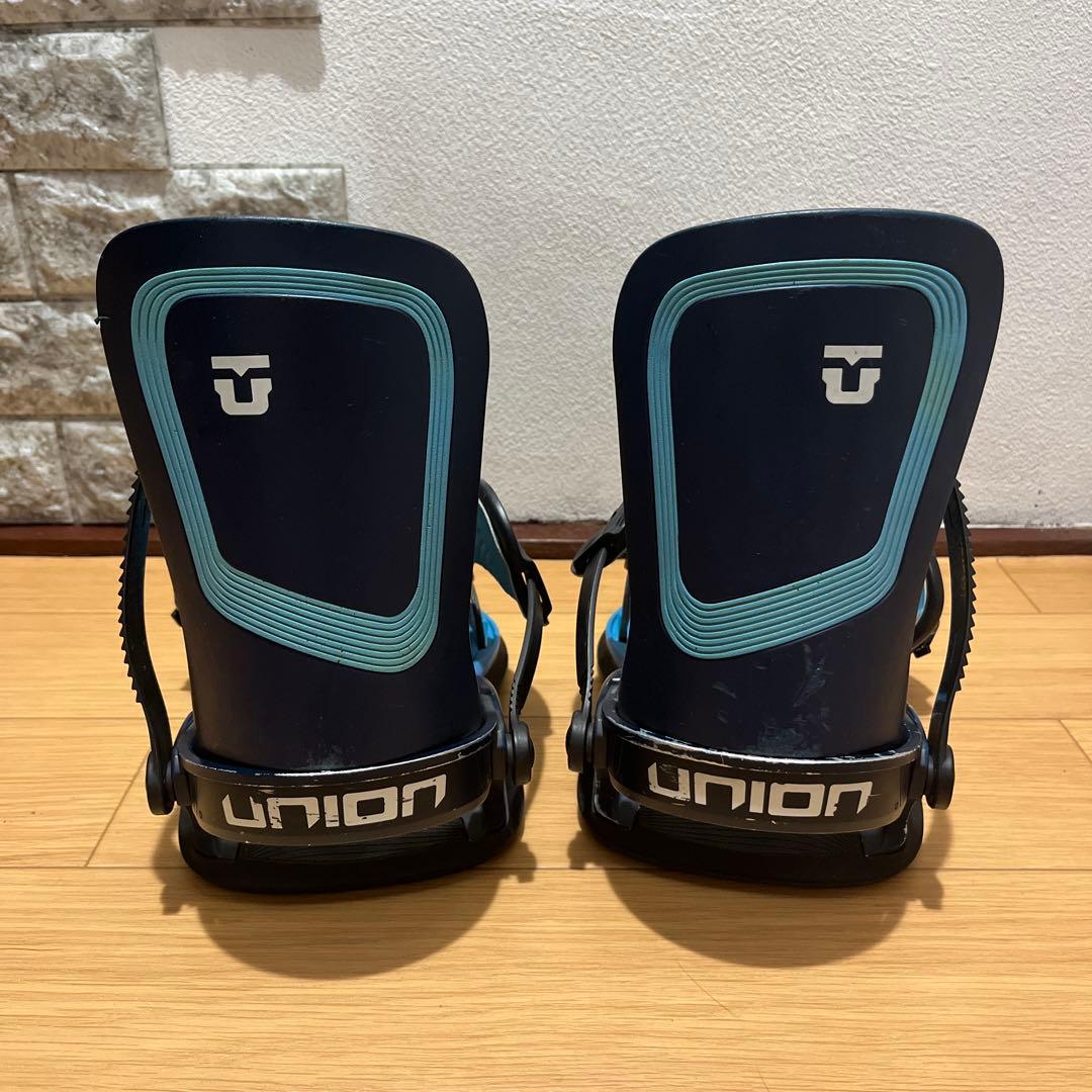 UNION スノーボード ビンディング ネイビー/ブルーMサイズ