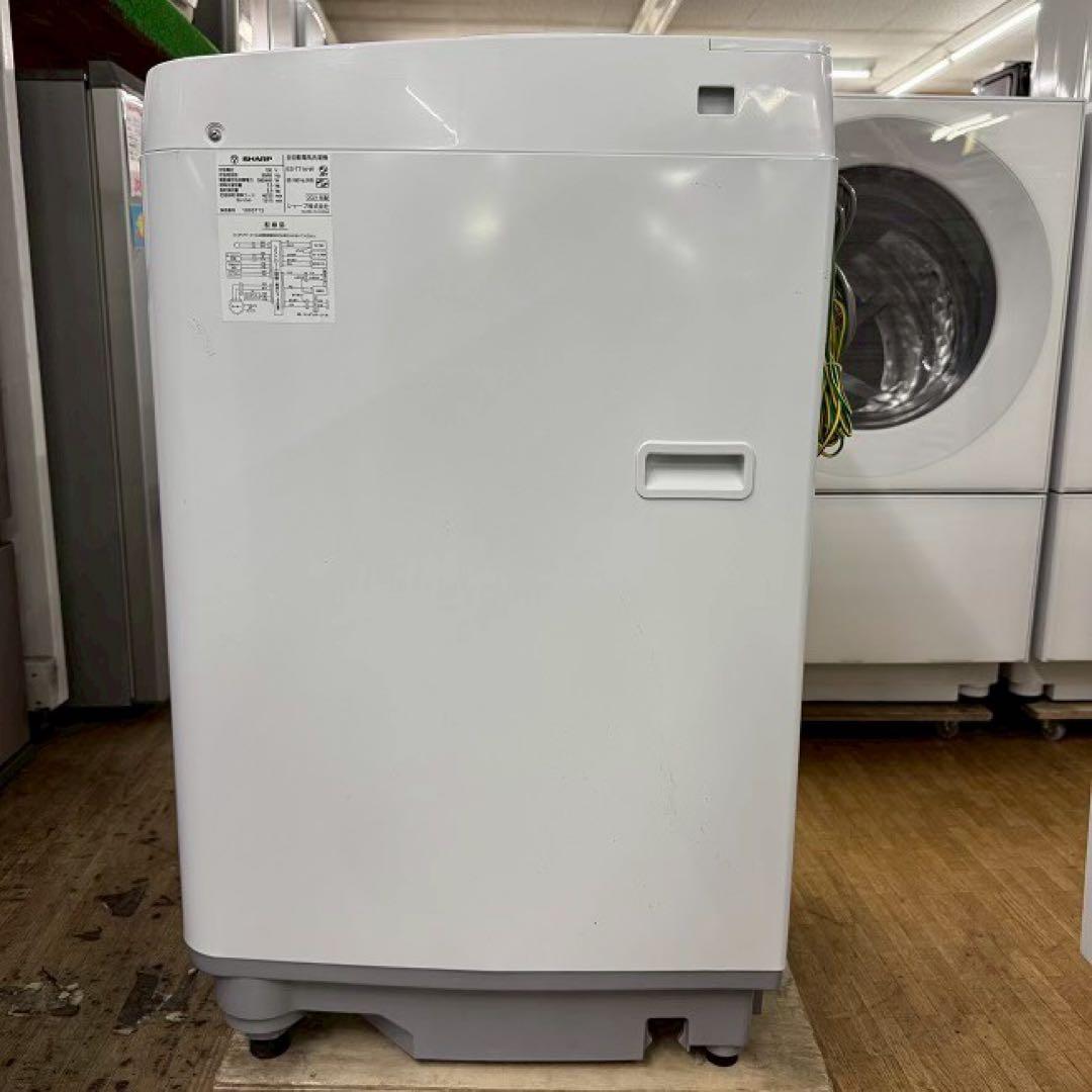 東京23区配送無料　シャープ　縦型洗濯機　ES-T714 7キロ　分解清掃済み
