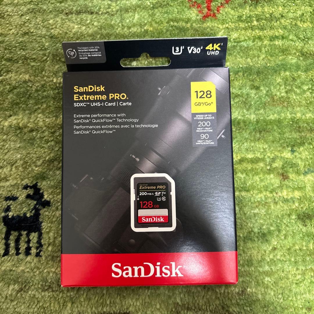 SanDisk SDカード128GB Extreme PRO
