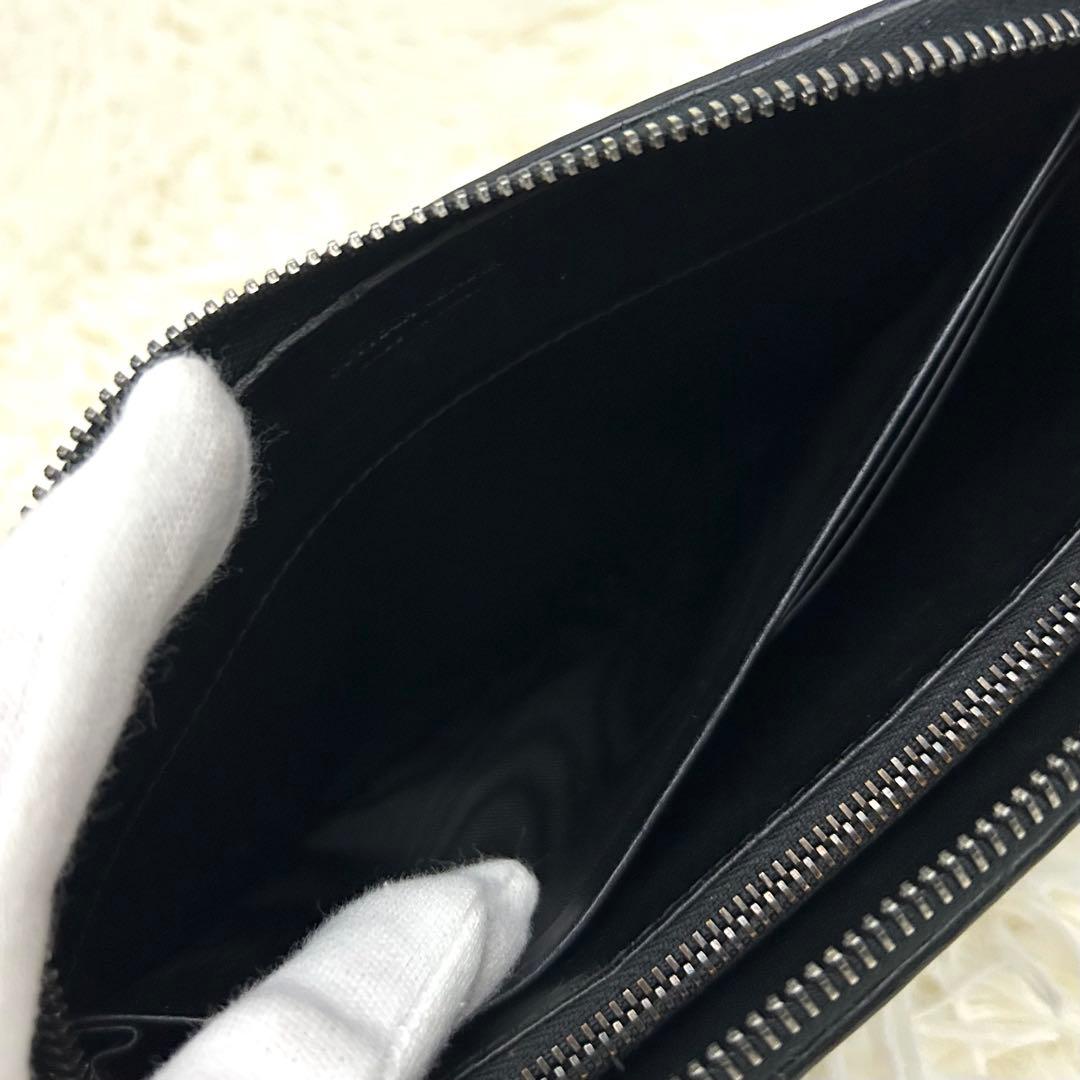 BOTTEGA VENETA イントレチャート ラウンドファスナー 長財布