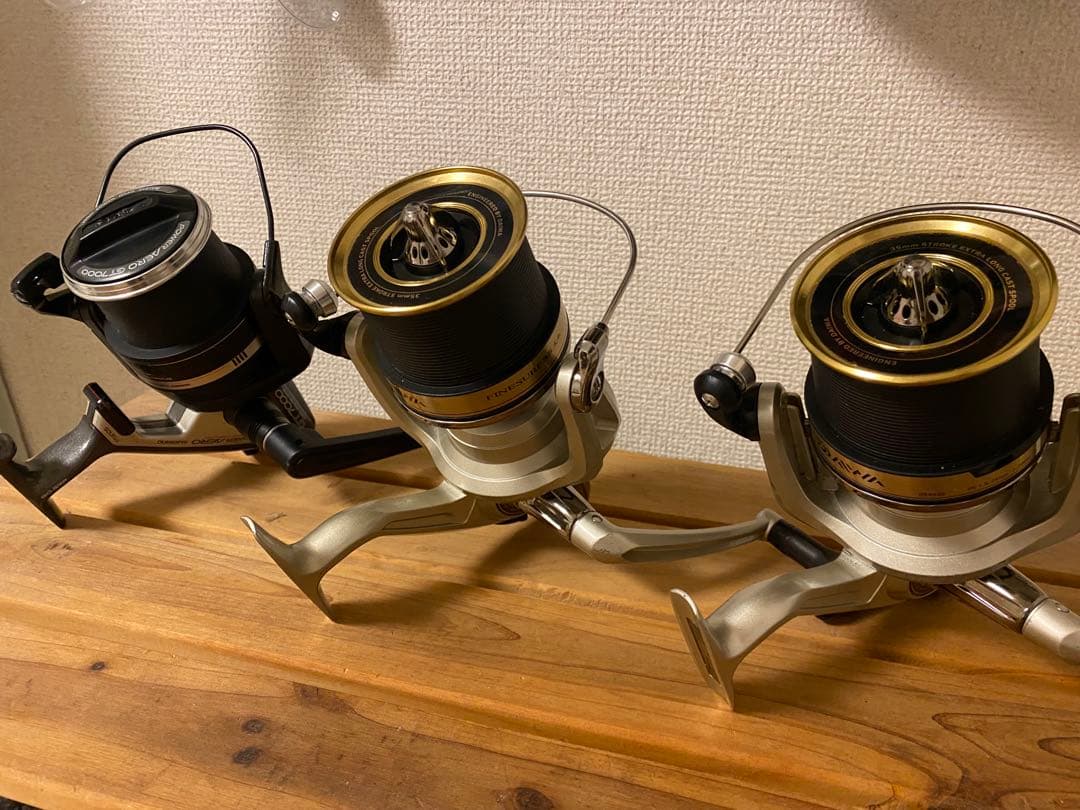 値下げ　ダイワ　ファインサーフ35太糸　2個　シマノパワーエアロ　GT7000