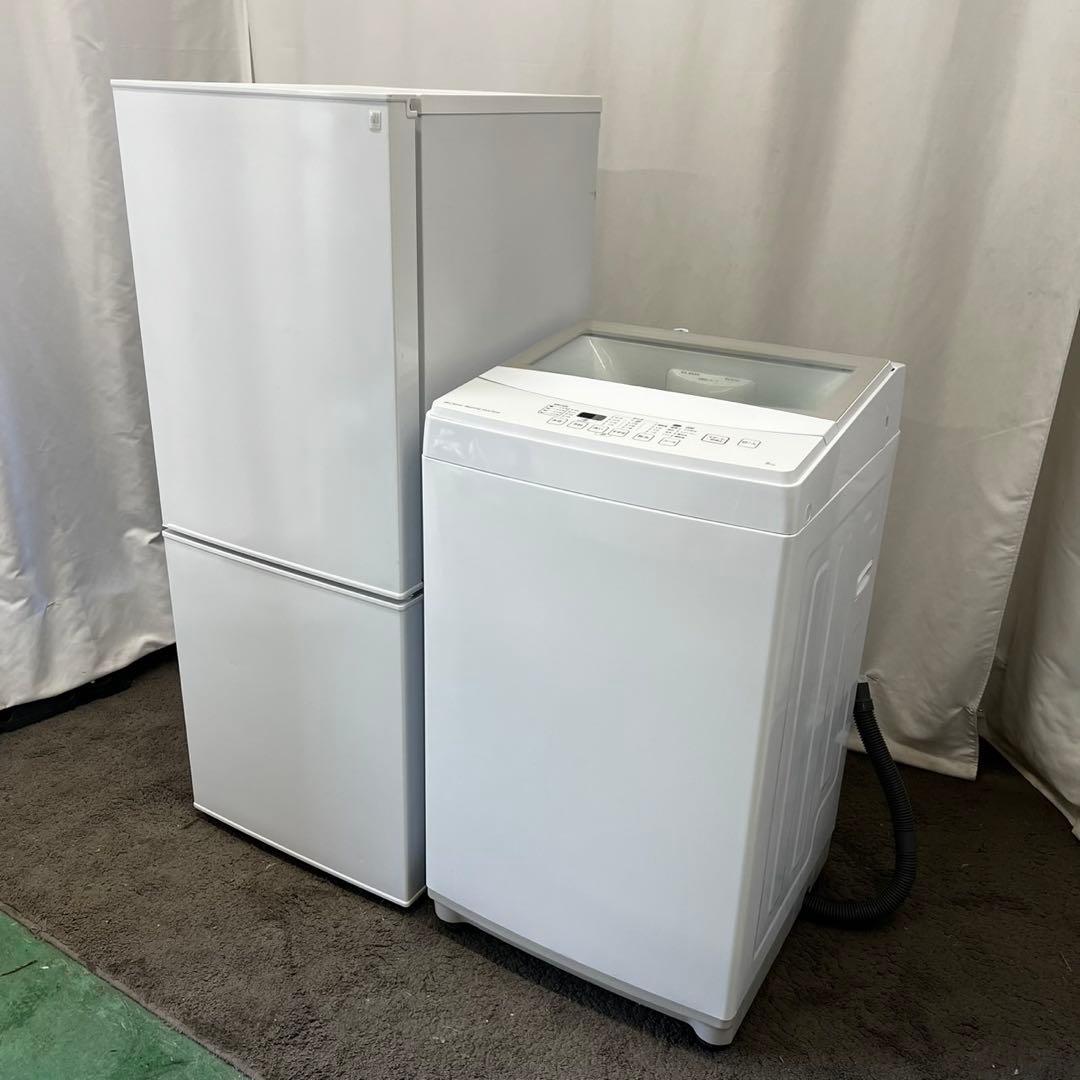124 　洗濯機　冷蔵庫　一人暮らし　家電セット　　小型　中古　設置無料　安い‼️