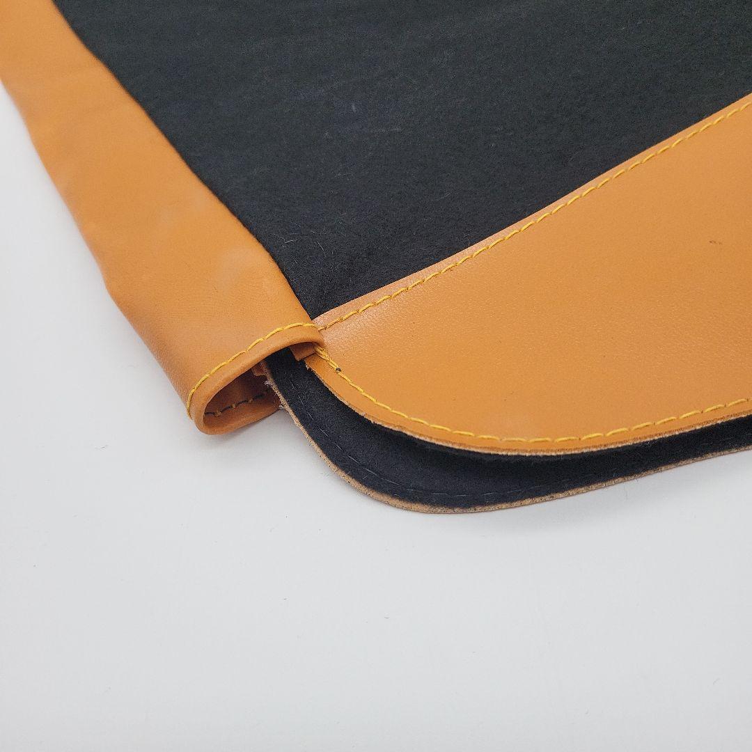 GUCCI オールド グッチ　フェルト カーフ レザー ハンドバッグ