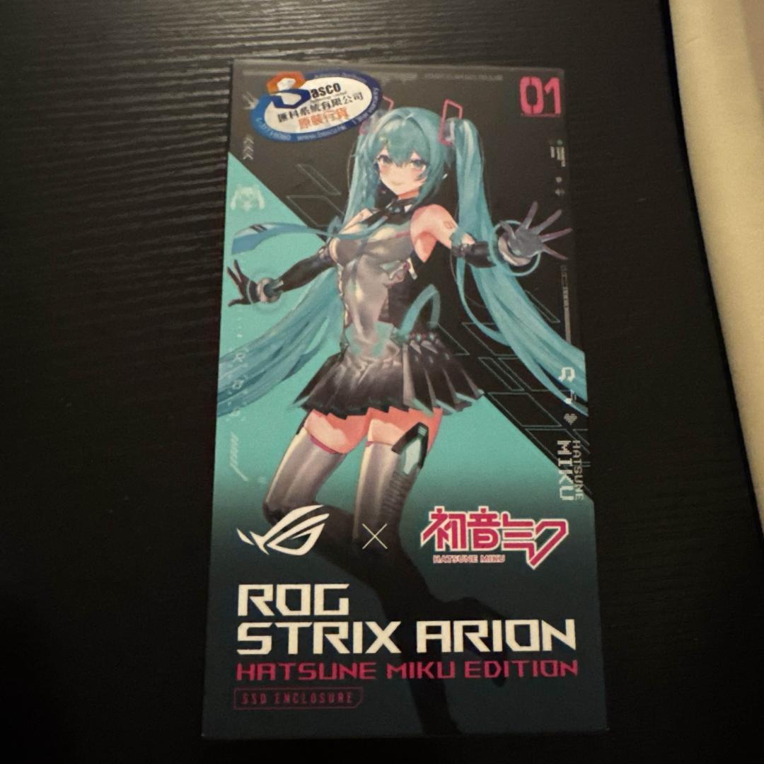 ASUS香港代理 ROG Strix Arion Miku Edition