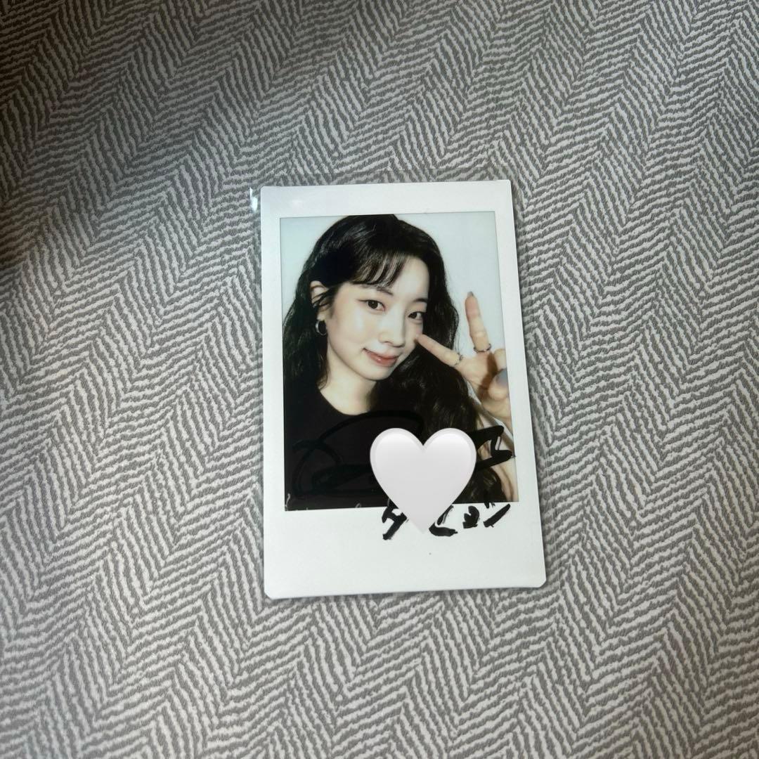 TWICEダヒョン サイン入りチェキ