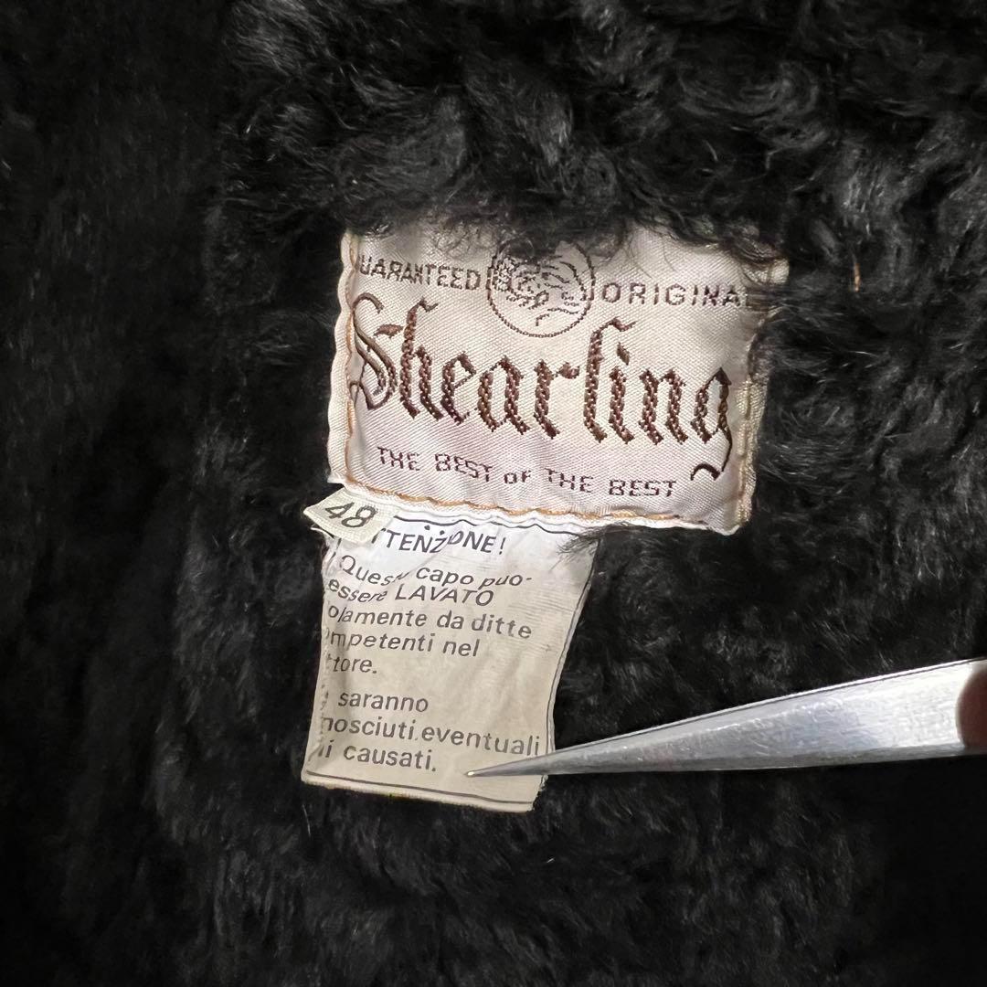 ☆ユーロ古着☆vintage【ムートン レザー スエード コート】メンズL