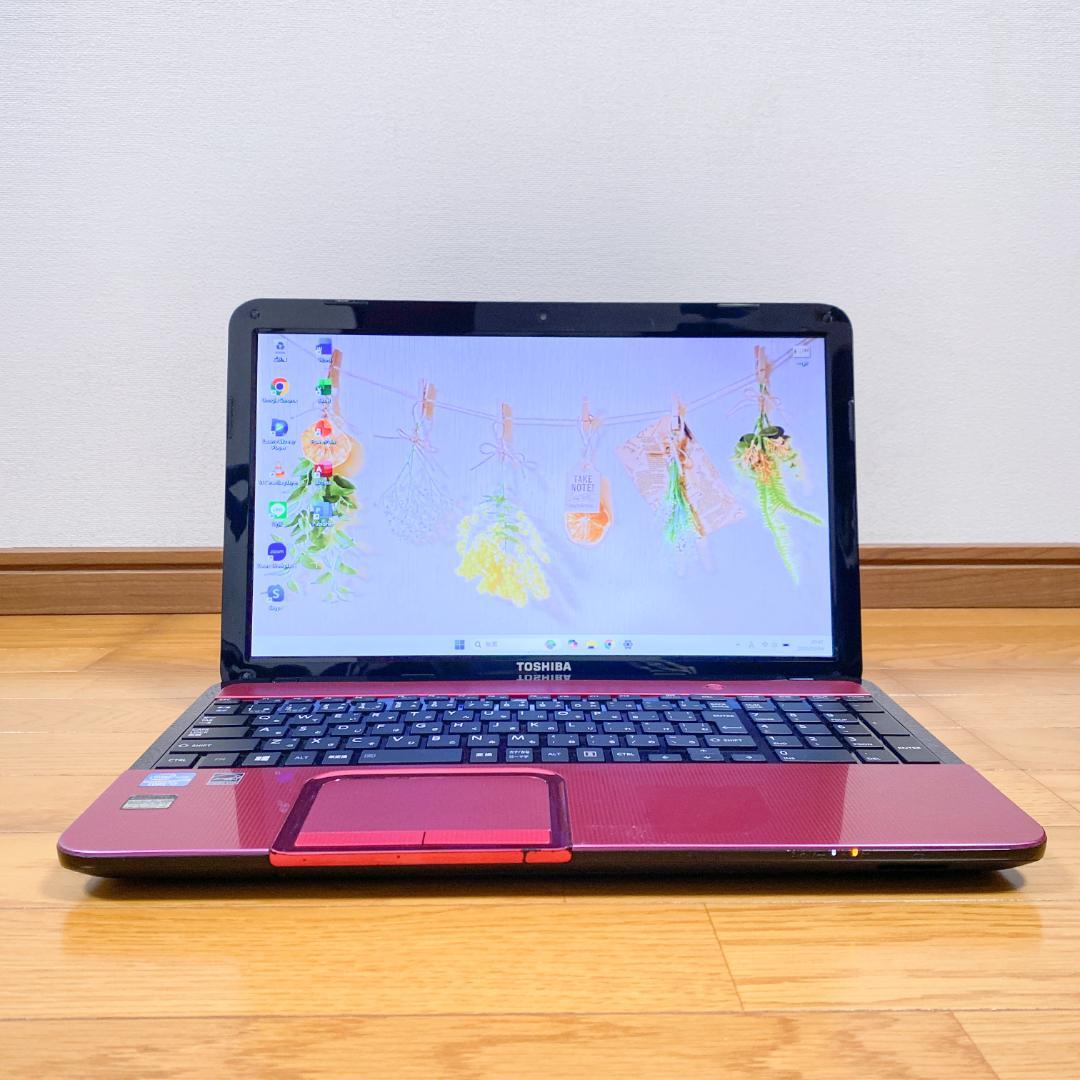 オフィス2021✨高性能4コアi7 快適SSD メモリ8 東芝ノートパソコン