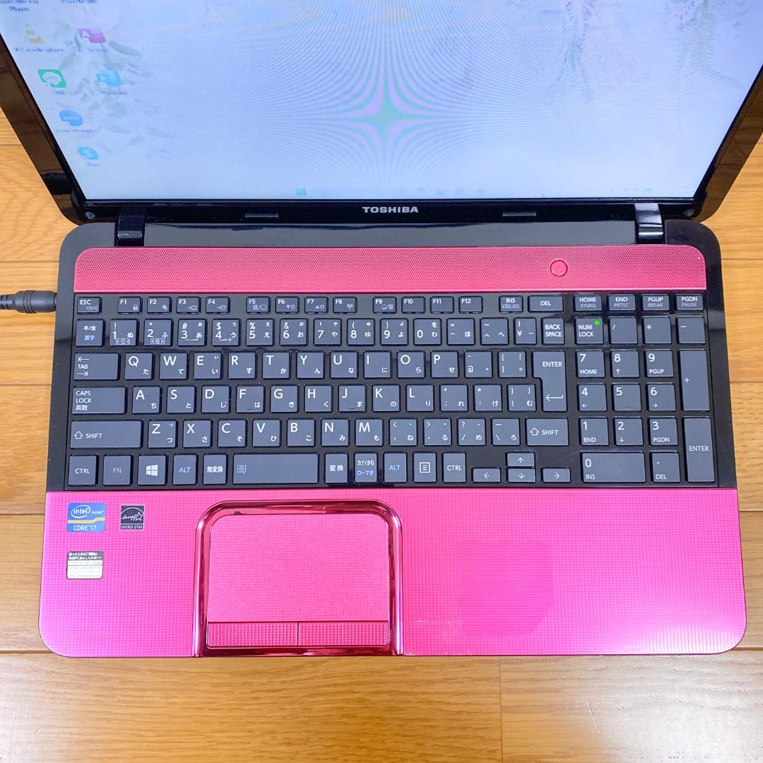 オフィス2021✨高性能4コアi7 快適SSD メモリ8 東芝ノートパソコン