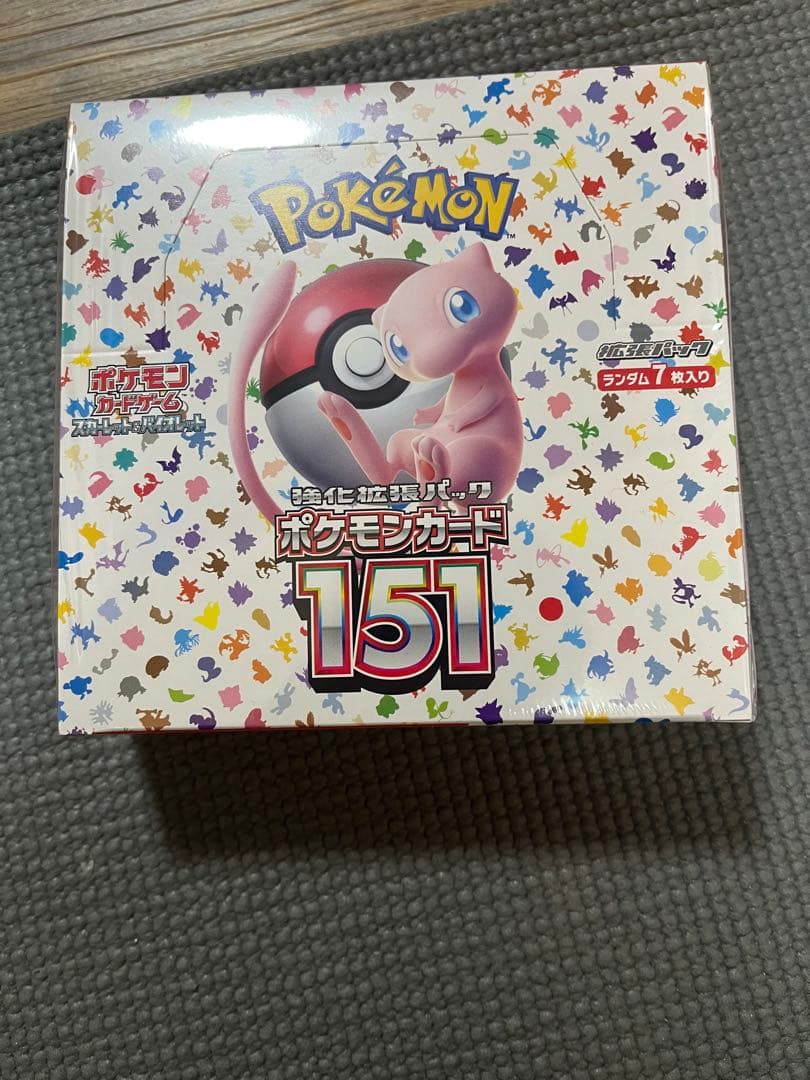 ポケカ box シュリンク付き 151 納品書付き