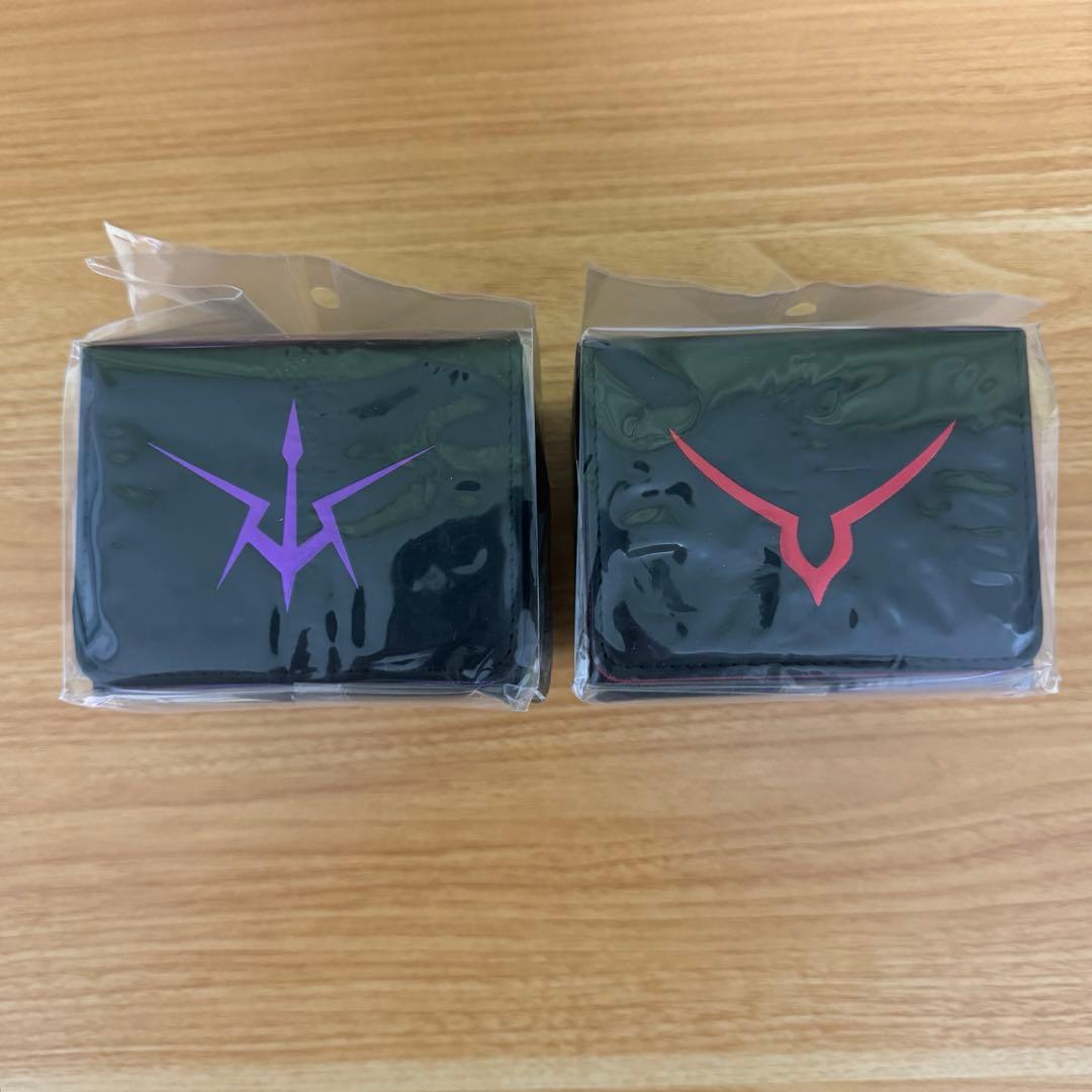 合皮製デッキケース コードギアス 反逆のルルーシュ 赤と紫の2つセット