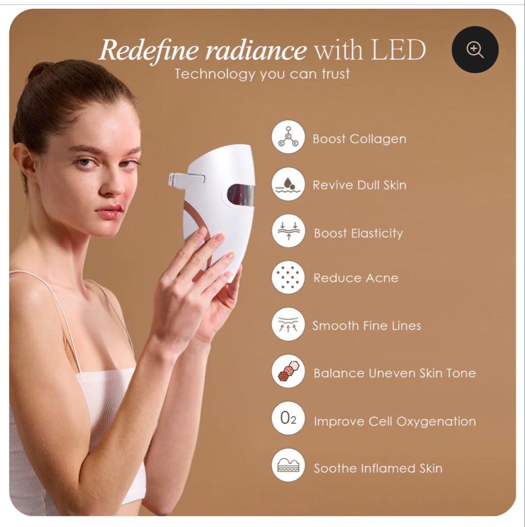 Project E beauty ワイヤレス LEDマスク 7色 イギリス輸入品