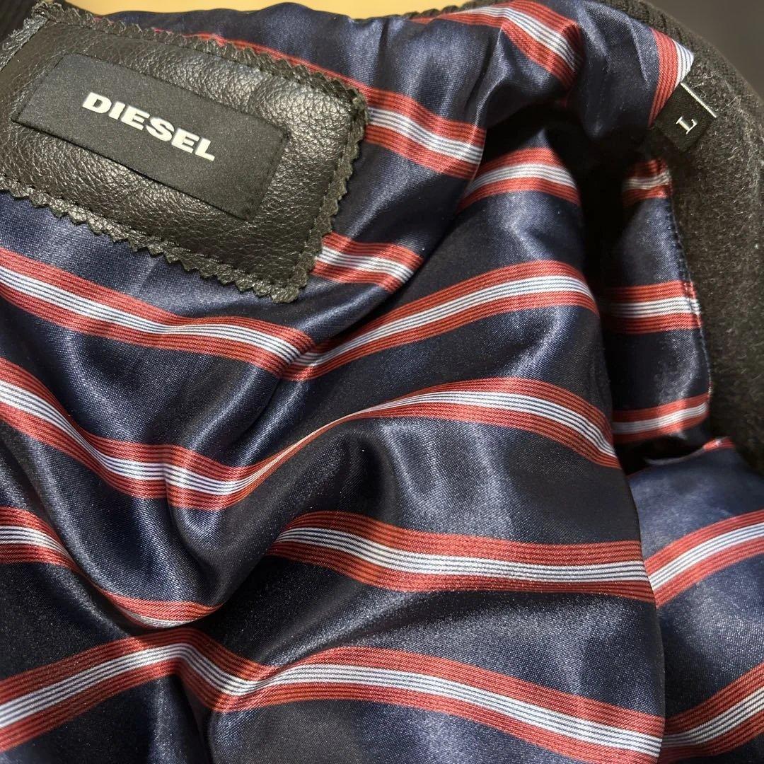 Baby's shop様[美品]切り替えウールレザースタジャン