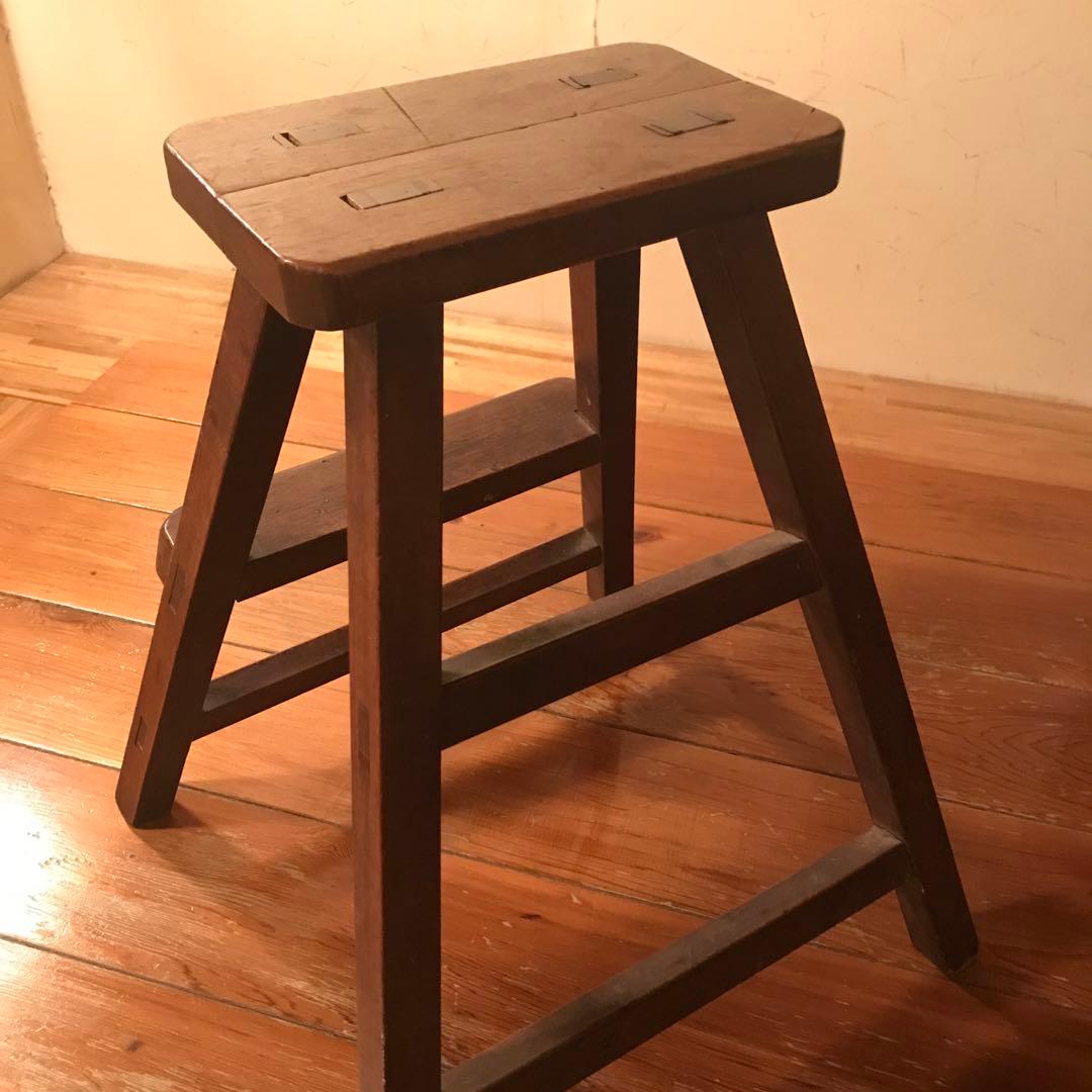 昭和レトロ　踏み台　椅子