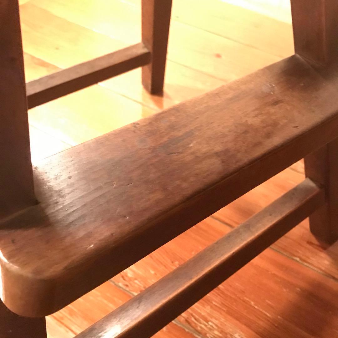 昭和レトロ　踏み台　椅子