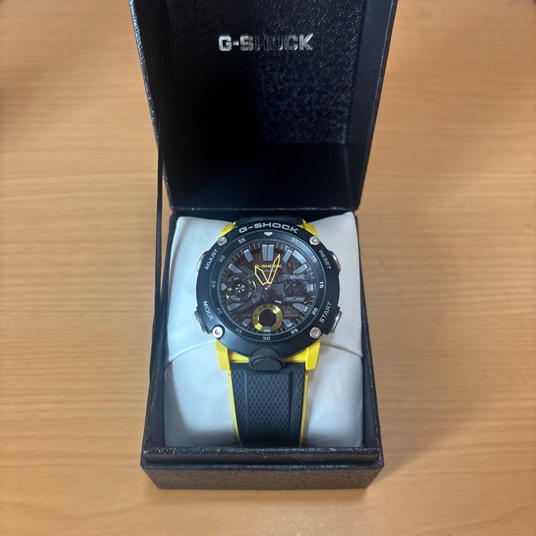 G-SHOCK GA-2000-1A9JF メンズ カーボンコアガード イエロー