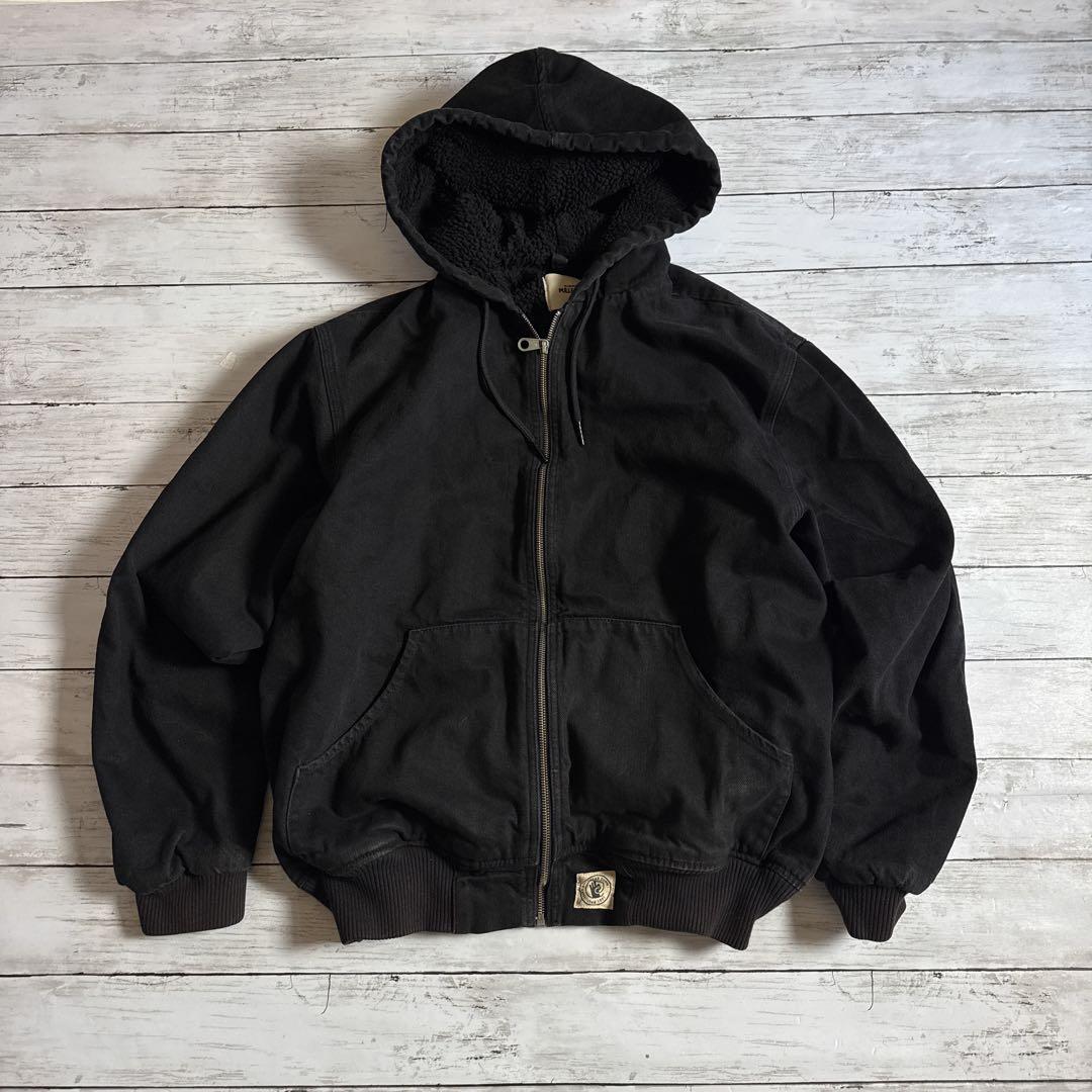 ゆ*ん様 PULL&BEAR 裏ボア ダック コットンアクティブジャケット ブラ