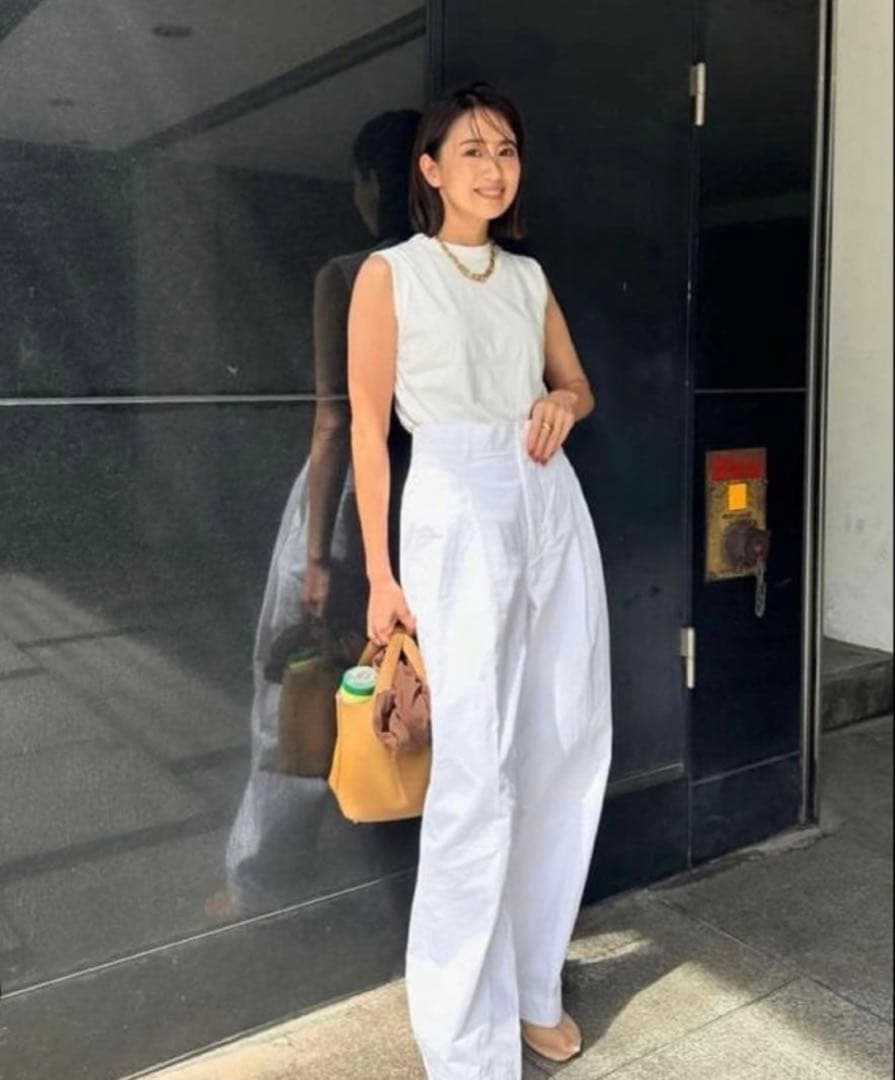 LOEFF コットンツイル 2タックパンツ