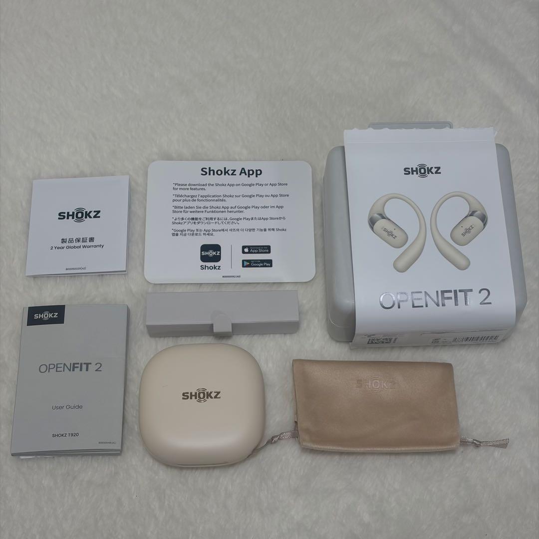 Shokz OPENFIT2 ワイヤレスイヤホン