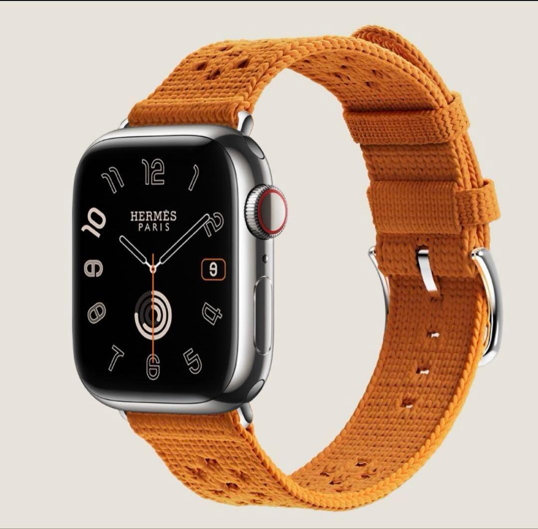 2583 未開封　Apple Watch エルメス　トリコ　オレンジ　ナイロン
