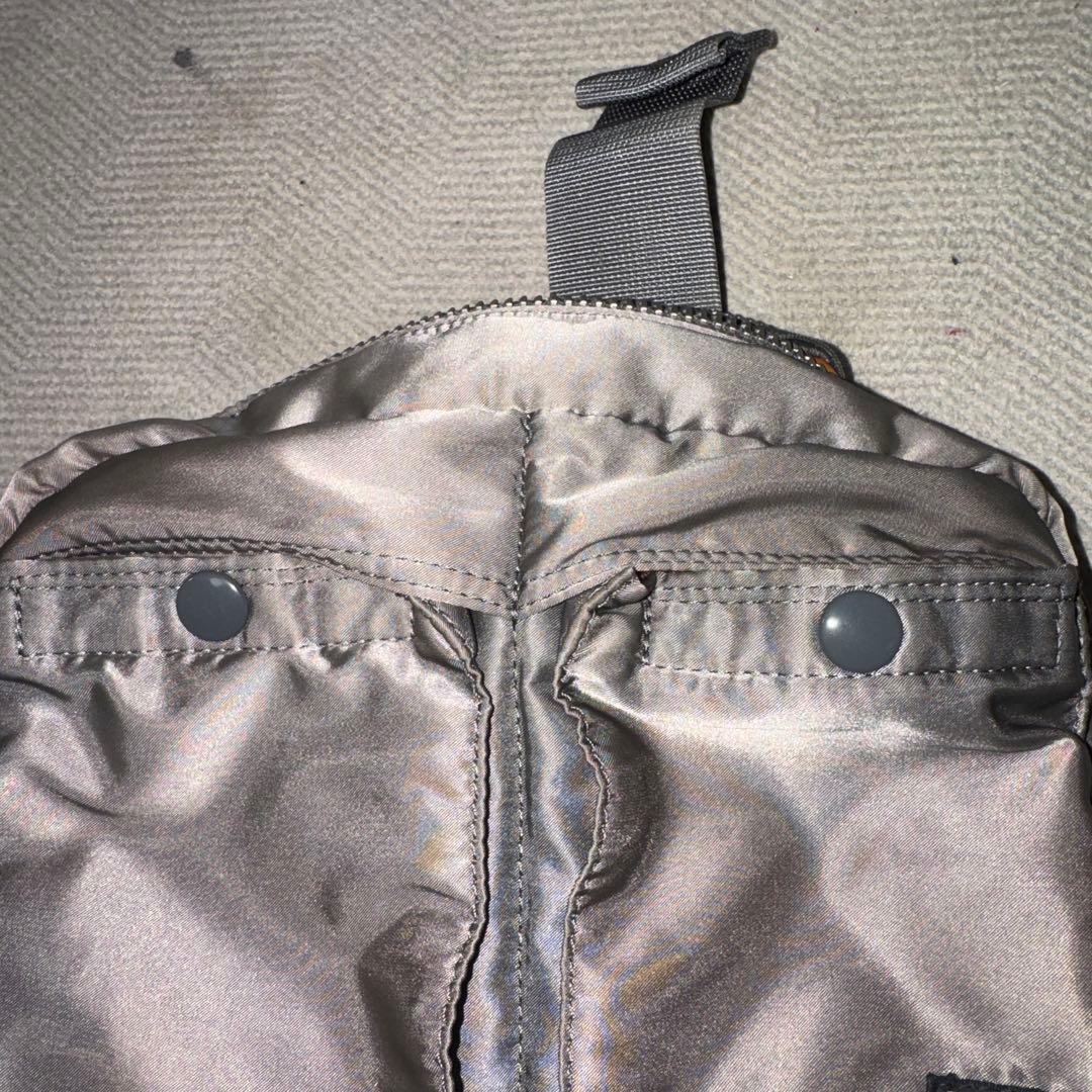 PORTER タンカー ウエストバッグ シルバーグレー ボディバッグ