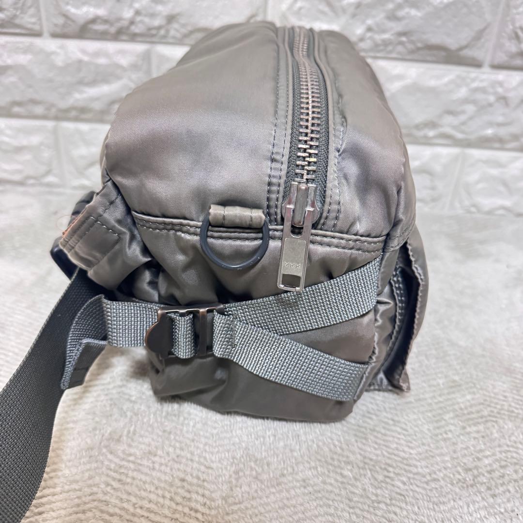 PORTER タンカー ウエストバッグ シルバーグレー ボディバッグ