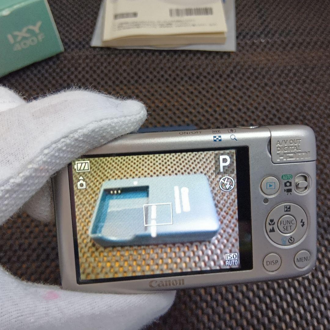 Canon IXY 400F コンパクトデジタルカメラ シルバー　中古品