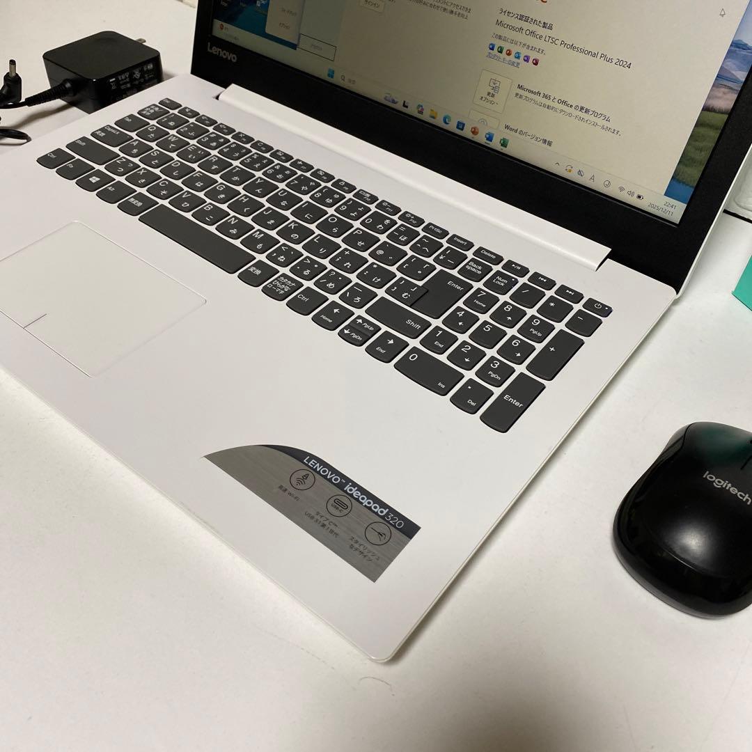 Windows11 オフィス付き高速起動SSD Webカメラ美品レノボノートPC