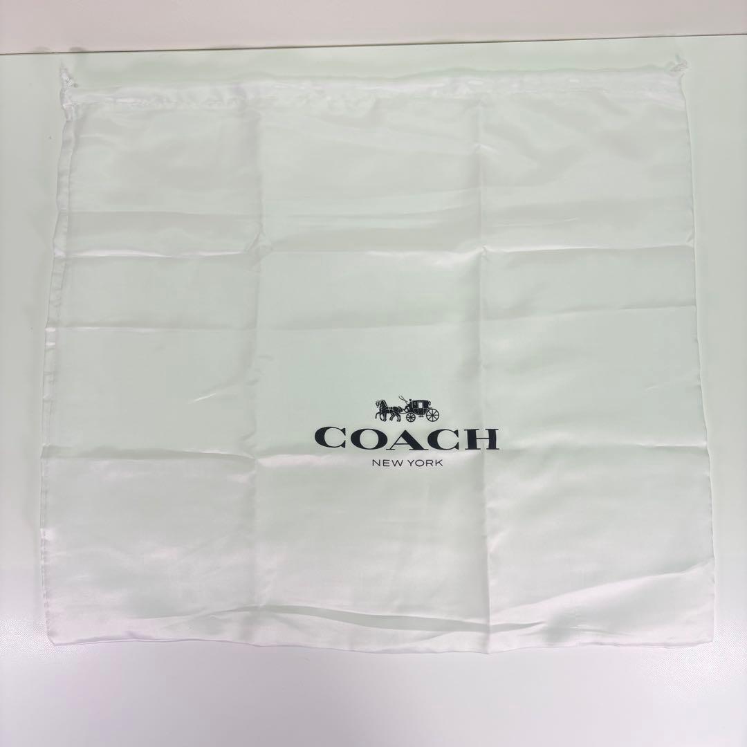 【COACH】 タグ有り カーゴ バックパック アイボリー デニム