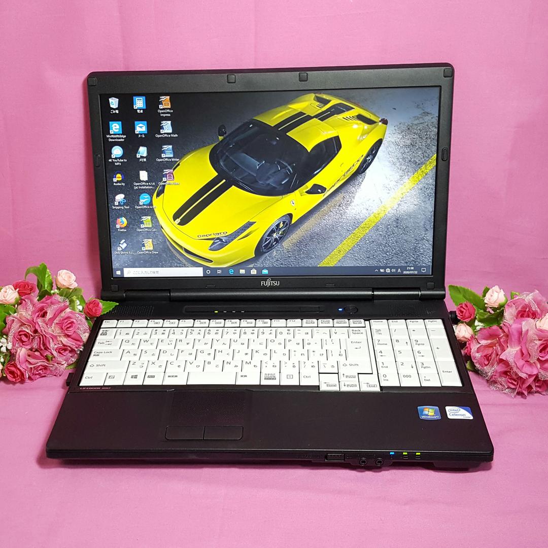 ✿✿Win10✿✿メモリ4G♢テンキ♢スマホ管理♢Office♢便利ソフト多数