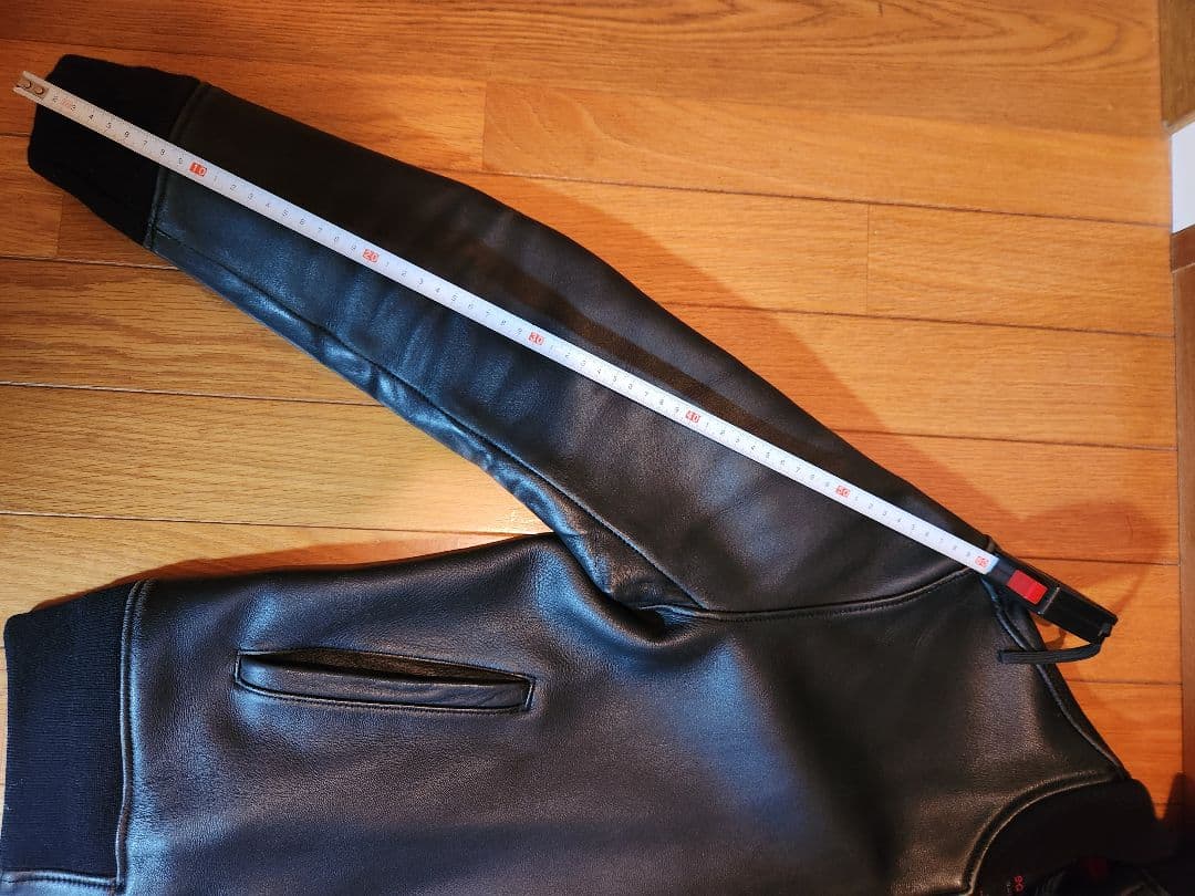 666Leather Wear 稀少MAー１Typeジャケット M ブラック