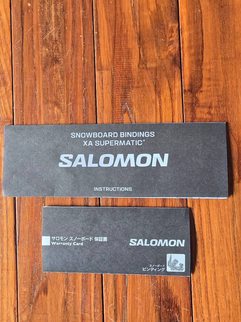 SALOMON SUPERMATIC スノーボードビンディング